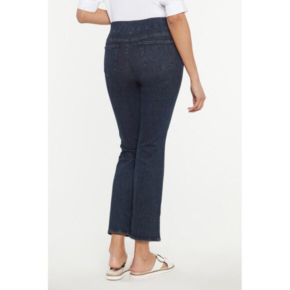 Tummy Flattening Butt Lifting Fiona Slim Flared Ankle Pull-On Jeans w/Lift Tuck® - Picture 2 of 4
